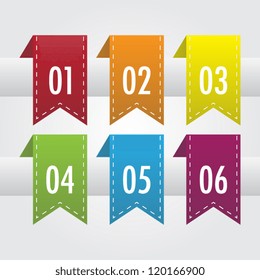Numbered Riibbon Divider Set
