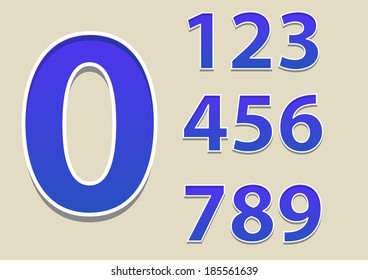 Numbers 0-9 