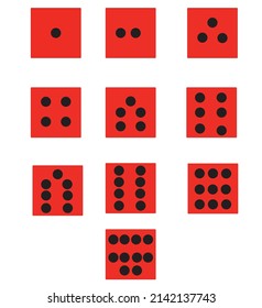 Numbers of  1 to 10,beautiful template for kids,content educational,math,vector illustration.primary education,preshcool