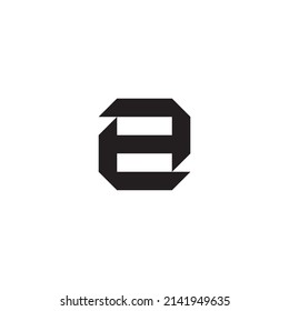 
Numbers 2 and 8. square simple symbol logo vector