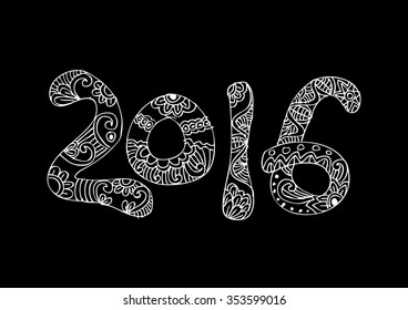 Numbers 2016 . Doodle

