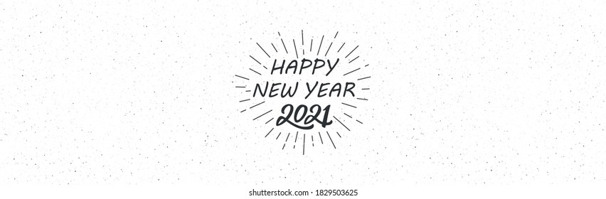 Numbers 2021 wish new year on light background - illustration