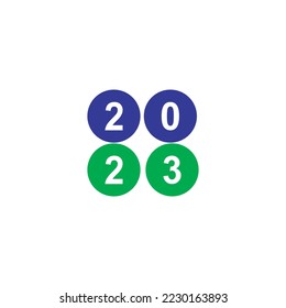 NUMBERS 2023 SUITABLE FOR 2023 PREPARATION AND NUMBERS 2023 VECTOR
