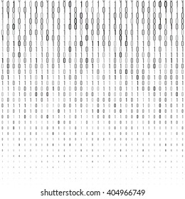 Numbers abstract matrix background. Stock vector.