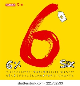 numbers and alphabet