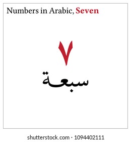Numbers in Arabic for Education