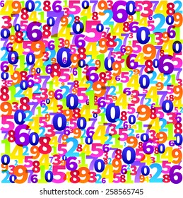 Numbers background