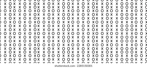 Numbers background. Pattern on white background. Hand drawn black number pattern for backdrop design and wallpaper. Simple bet numbers with repeat texture. Seamless background, vector illustration