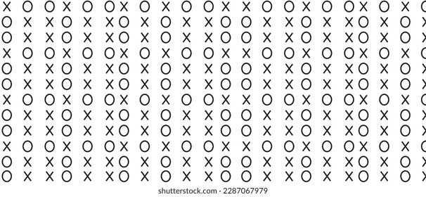Numbers background. Pattern on white background. Hand drawn black number pattern for backdrop design and wallpaper. Simple bet numbers with repeat texture. Seamless background, vector illustration