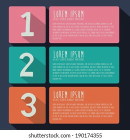 Numbers design over blue background, vector illustration