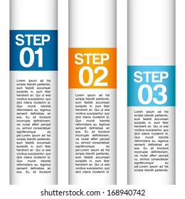 numbers design over gray background vector illustration