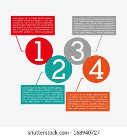 numbers design over white  background vector illustration