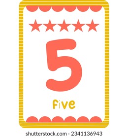 Numbers Flashcards for Kids Education