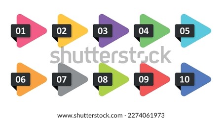 Numbers font icon in flat style. Typography vector illustration on isolated background. Numeral typographic sign business concept.