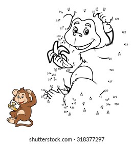 1,315 Monkey dot to dot Images, Stock Photos & Vectors | Shutterstock