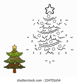 Numbers game (christmas tree)