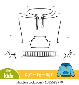 Numbers game, education dot to dot game for children, Hoody