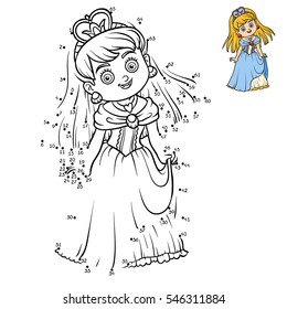 Connect Dots Princess Stock Illustrations Images Vectors Shutterstock