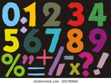 numbers handy draw