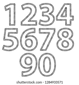 Numbers Icon Numbers Symbol Flat Vector Stock Vector (Royalty Free ...