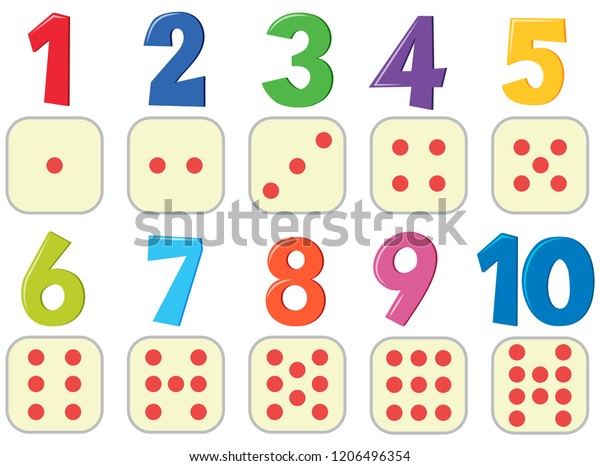numbers with image poster\
illustration