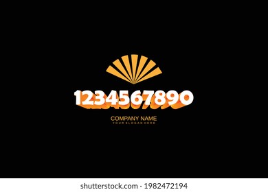 números con logotipo de ray