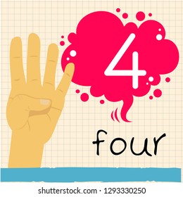 53 Little kid showing 5 fingers Stock Illustrations, Images & Vectors ...