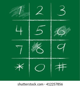numbers set for mobile kit
