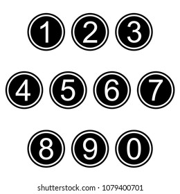 370,636 Number buttons Images, Stock Photos & Vectors | Shutterstock