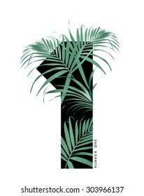Numbers with tropical leaf in vector