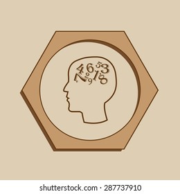Numbers vector icon