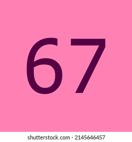 Numbers vector. Type concept. Perfect for your math and numbers of sign project.