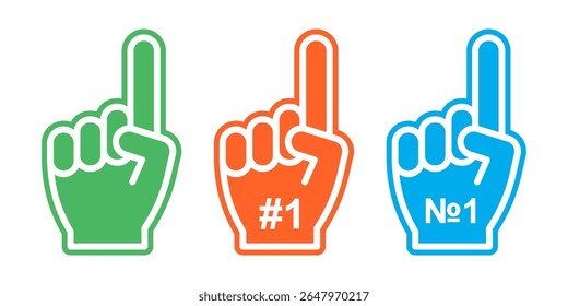 Numbr 1 fun hand, spor concept