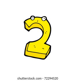 numeral 2 cartoon