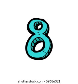 numeral eight drawing