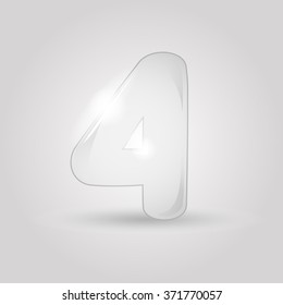 numeral figures glass