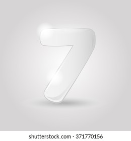 numeral figures glass