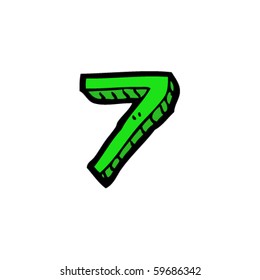 numeral seven drawing