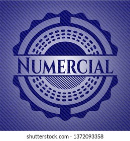 Numercial jean background