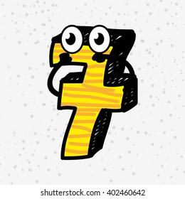 numeric character design 