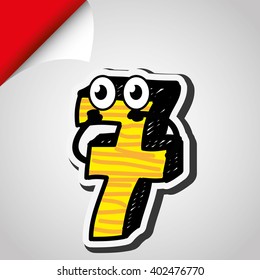 numeric character design 