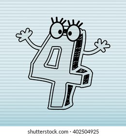 numeric character design 