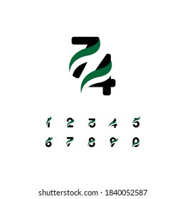 Numeric Editable Logo for Annyversary