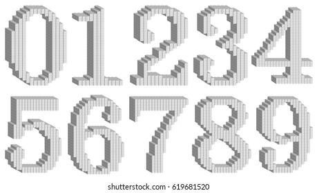 Numerical cube Stereo icon