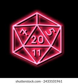 numerology geek neon light sign vector. numerology geek sign. isolated symbol illustration