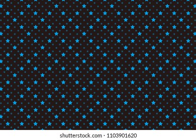 Numerous stars check pattern