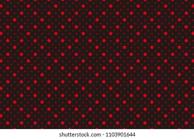 Numerous stars check pattern