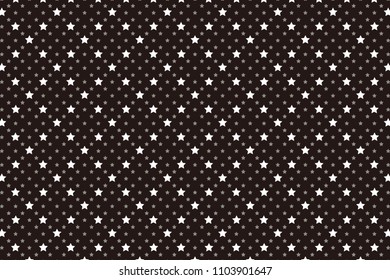 Numerous stars check pattern