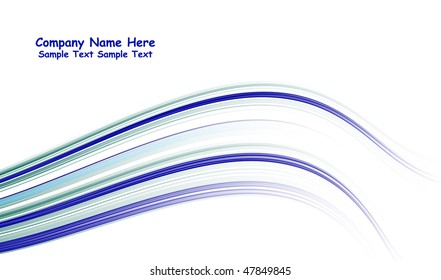 Numerous vector abstract colorful lines