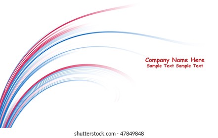 Numerous vector abstract multicolor lines